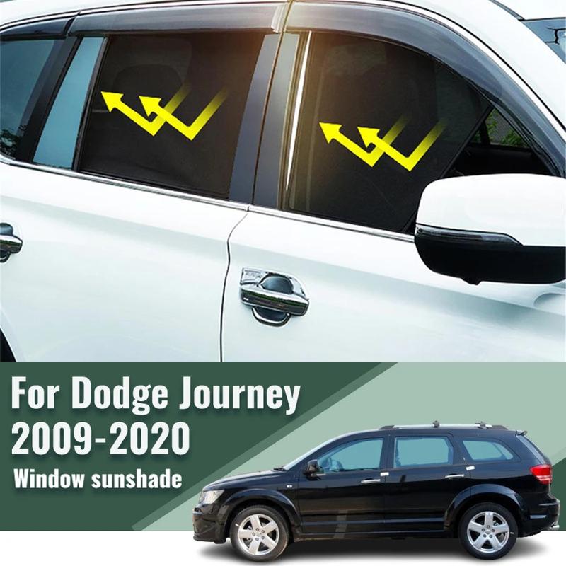 Car SunshadeFor Dodge Journey JC 2009-2020 Magnetic Car Sunshade Visor Front Windshield Frame Curtain Rear Side Window Sun Shade Shield 1
