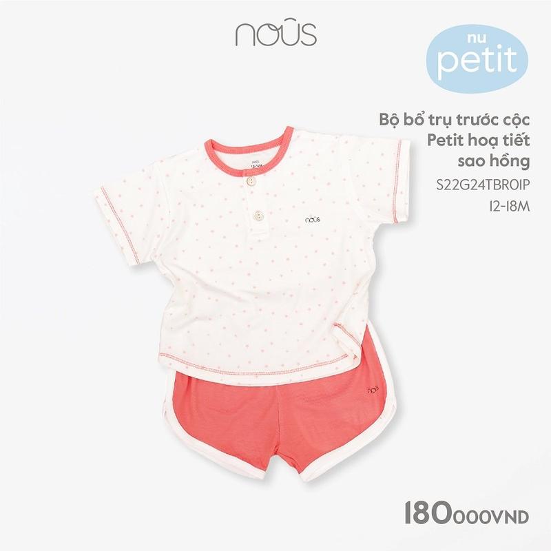 Product Introduction of Nous Bộ cộc Cho bé trai bé gái mềm mịn co dãn mát 3