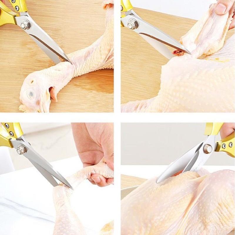 Kéo Đa Năng Nhật Bản ANHI Cán Nhựa Siêu Bền, Dày Dặn - Trắng 6