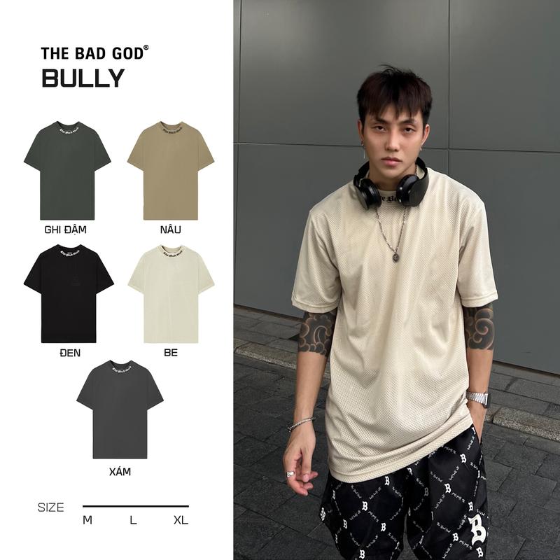Áo thun Nam Cổ Tròn The Bad God Bully Menswear Đen