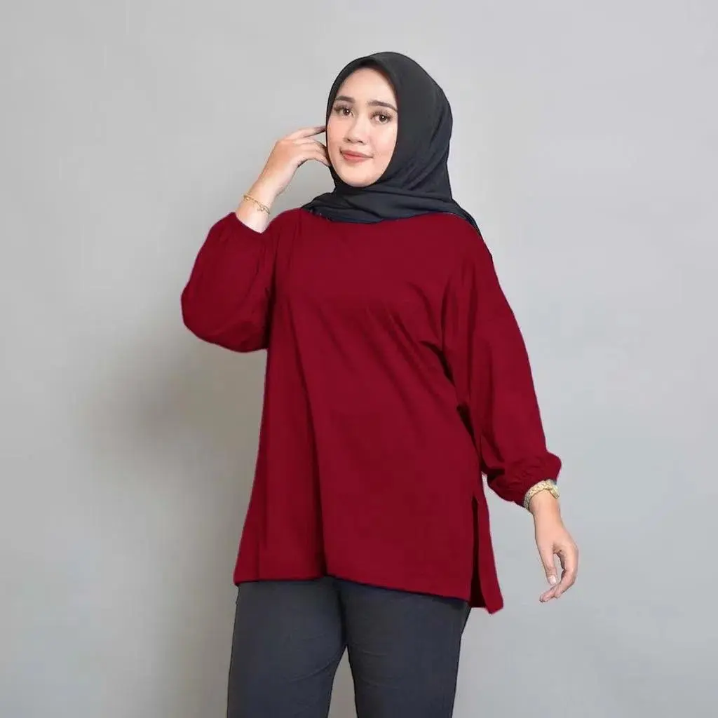 Kaos Wanita Oversize Aurora Jumbo LD120cm-LD140cm Polos Atasan