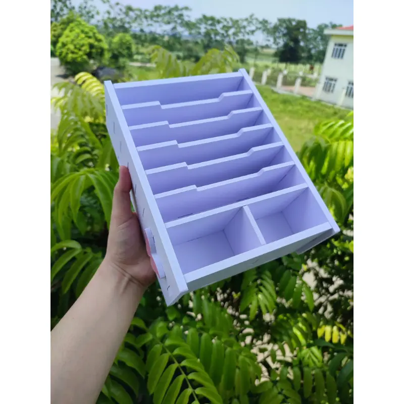 KKOALKSHOP Hộp đựng tiền K15, khay chia tiền quầy thu ngân, hộp chia tiền 5