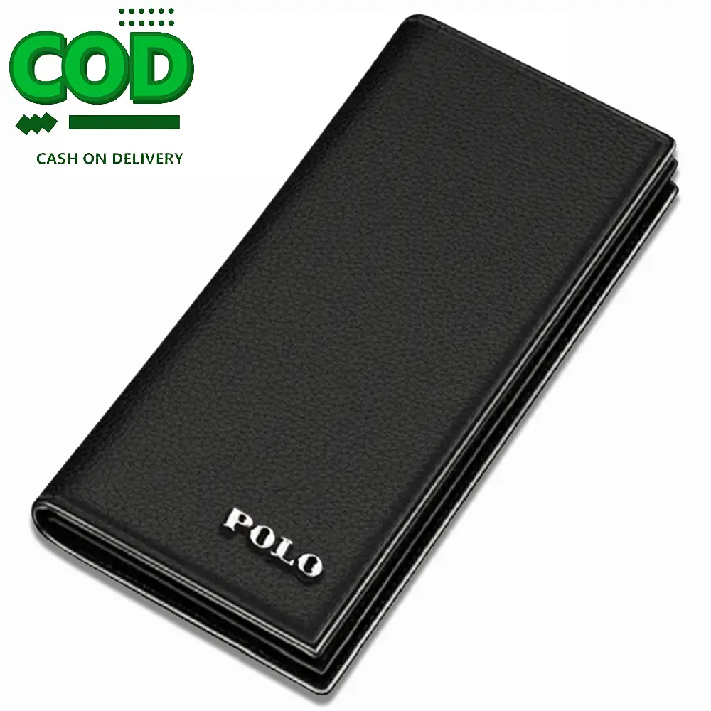 TERBARU! Dompet Panjang Hitam Kulit Import 2023 Dompet Pria Dompet Mewah Dompet Kartu Dompet Panjang Fashion Pria Dompet Murah + Box