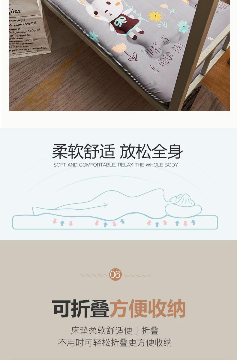 Product Introduction of Đệm Nệm, Hoạt Hình Đơn, Dày, Thích Hợp Cho Ký Túc Xá Sinh Viên Và Phòng Ngủ, 90 * 200, Nệm Nằm Trên Và Dưới, Chống Ẩm, Chất Liệu Tatami, Thích Hợp Cho Mẫu Giáo 8