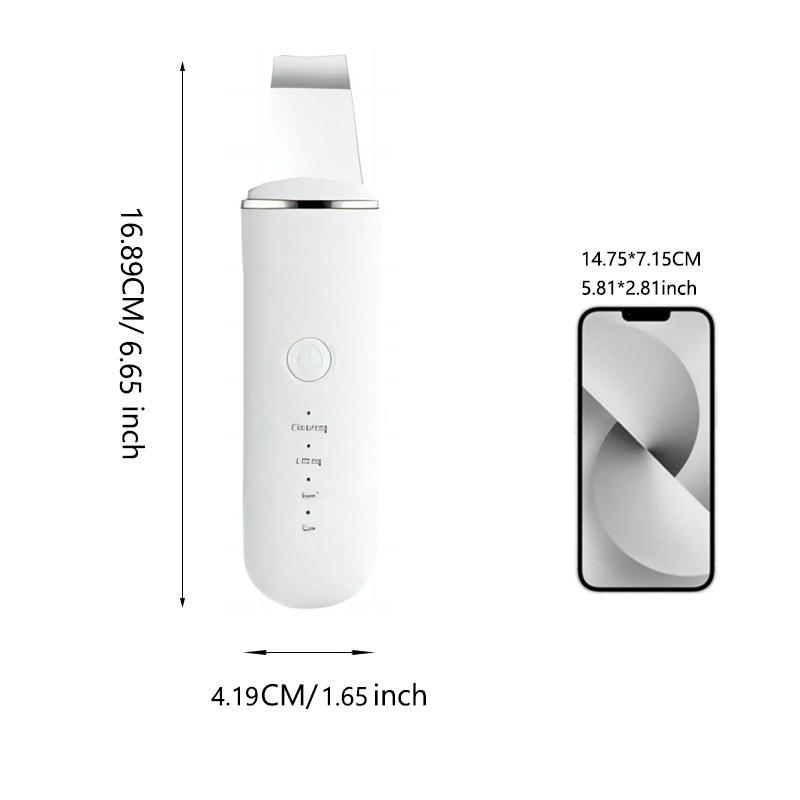 Product Introduction of Electric Facial Cleansing Scrubber, 1 Box USB Rechargeable Ultrasonic Facial Skin Scrubber, Facial Beauty Instrument for Women 1