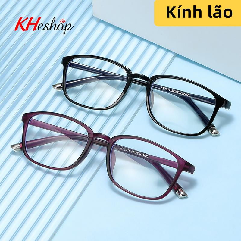 Mã HY8011 Kính Viễn Thị Đọc Sách Mới Thời Trang Nam Kính Blu-ray Retro chống anh sáng xanh HD