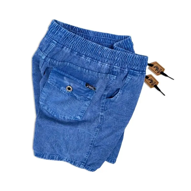 100rb Dapat 3 Celana Broadshot Jeans Pendek Pria Robek Snow Polos 3