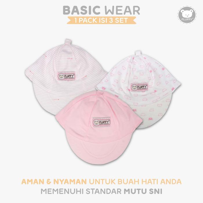 Gambar FLUFFY Topi Pet Bayi Pink (Isi 3Pcs) TPP PNK NB - PINK dari Fluffy Baby Store Kota Administrasi Jakarta Timur 5 Tokopedia