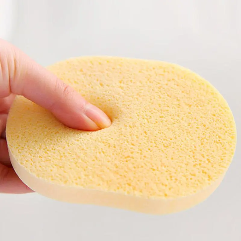 Miếng Bọt Biển Làm Sạch Da Mặt, Nhiều Màu Sắc, Miếng Làm Sạch Da Mặt, Miếng Rửa Mặt, H3B4 Màu Ngẫu Nhiên, Phồng A3E8, 1 Miếng 7