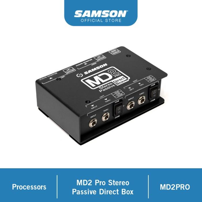 Promo Samson MD2 Pro Stereo Passive Direct Box Cicil 0% 3x - Jakarta ...