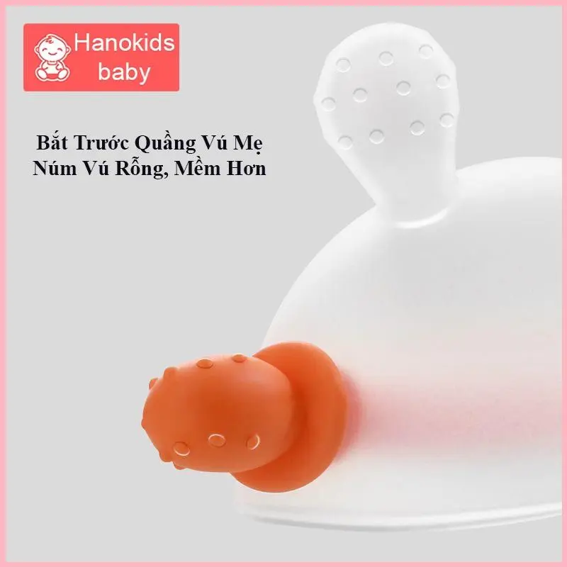 HAPUFSHOP Gặm Nướu Hanokids Cho Bé Cầm Tay Cao Cấp, Đồ Chơi Ngậm Nứu Chất Liệu Silicone Dễ Thương Siêu Mềm An Toàn Cho Trẻ Sơ Sinh 7