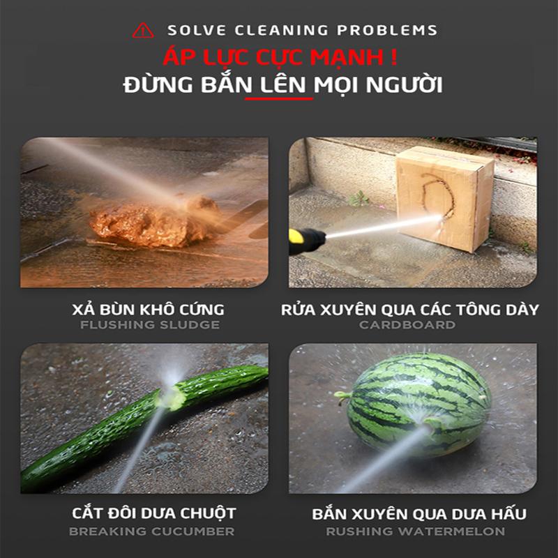 Product Introduction of [2300W-220V-CB ngăn rò rỉ điện] Máy rửa xe mini gia đình áp lực cao công suất mạnh Corleone KLA-G180, thiết bị xịt vệ sinh sân rong rêu áp lực cao, dễ dàng lắp đặt sử dụng 6