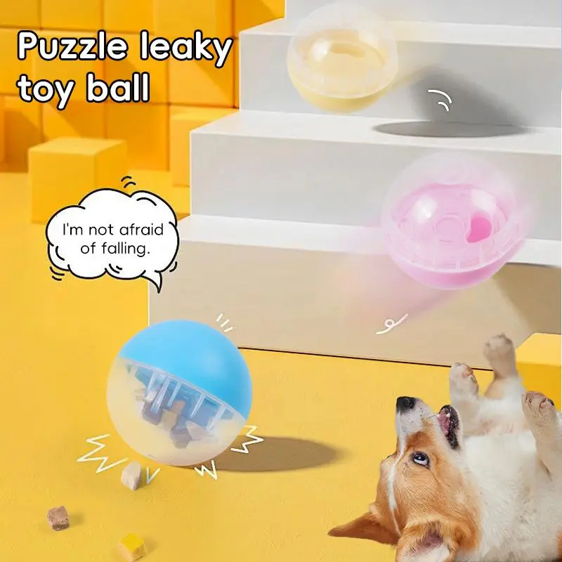 Pet Food Leakage Ball Toy, 1 Piece Pet Food Dispenser Ball, Pet Interactive Toy, Dog & Cat Accessories, Dog & Cat Toys 0