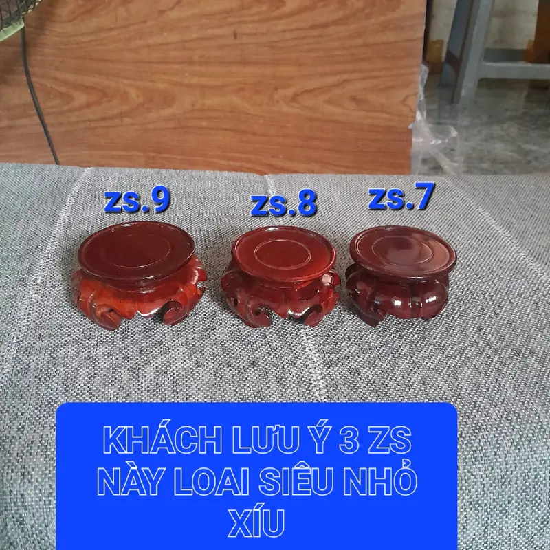 Đôn tròn Nhiều zs từ nhỏ xíu đến to .Đôn đặt tượng thờ 6