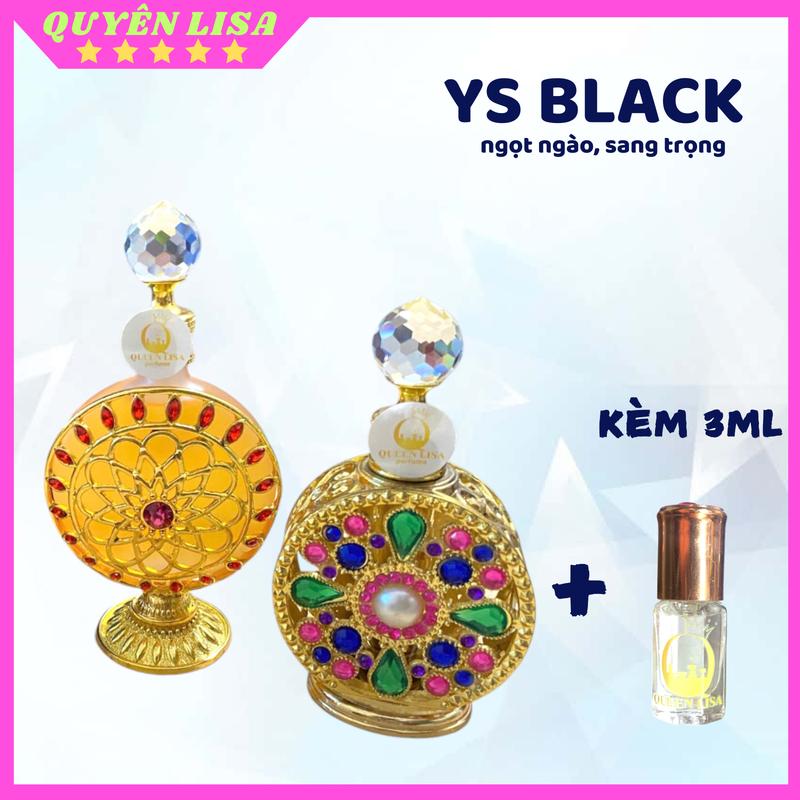 Tinh Dầu Nước Hoa Dubai Chai 15ml 35ml dạng chấm mùi hương YS Black ngọt ngào dầu thơm nữ Perfume Cosmetic Women 0
