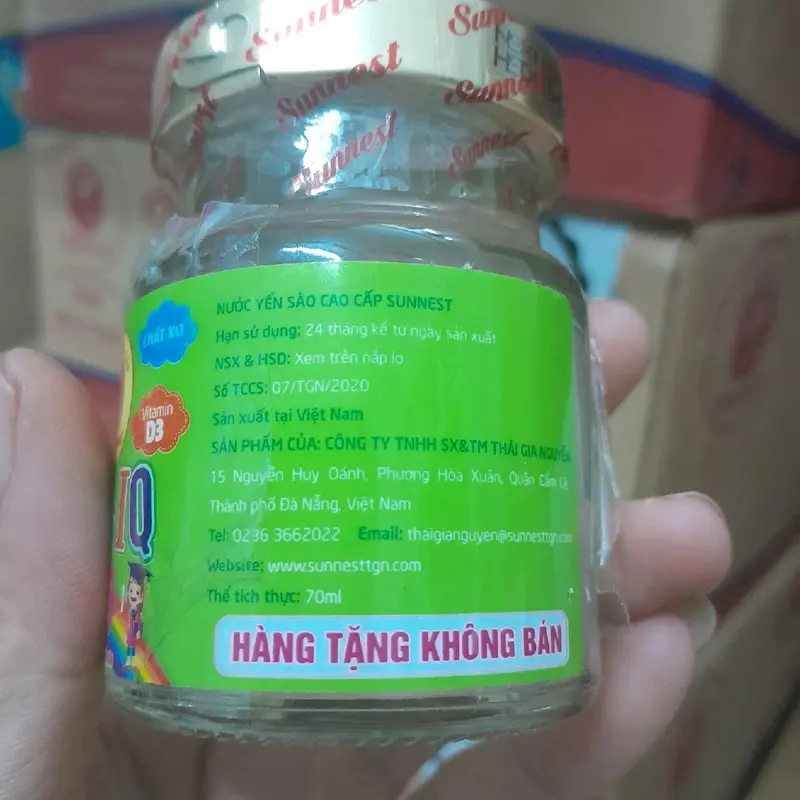 Combo 10 Lọ kid IQ 25% yến bổ dưỡng cho bé date mới, hổ trợ sức khỏe. bổ sung  Vitamin và Men Vi Sinh 2