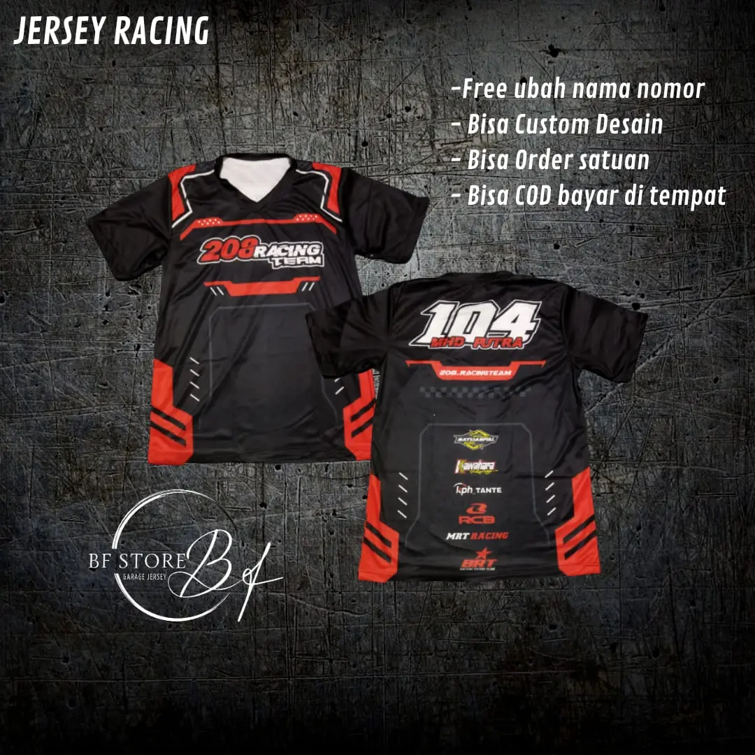 Jersey race road, Sport free ubah nama nomor bisa custom desain siap kirim ke seluruh Indonesia