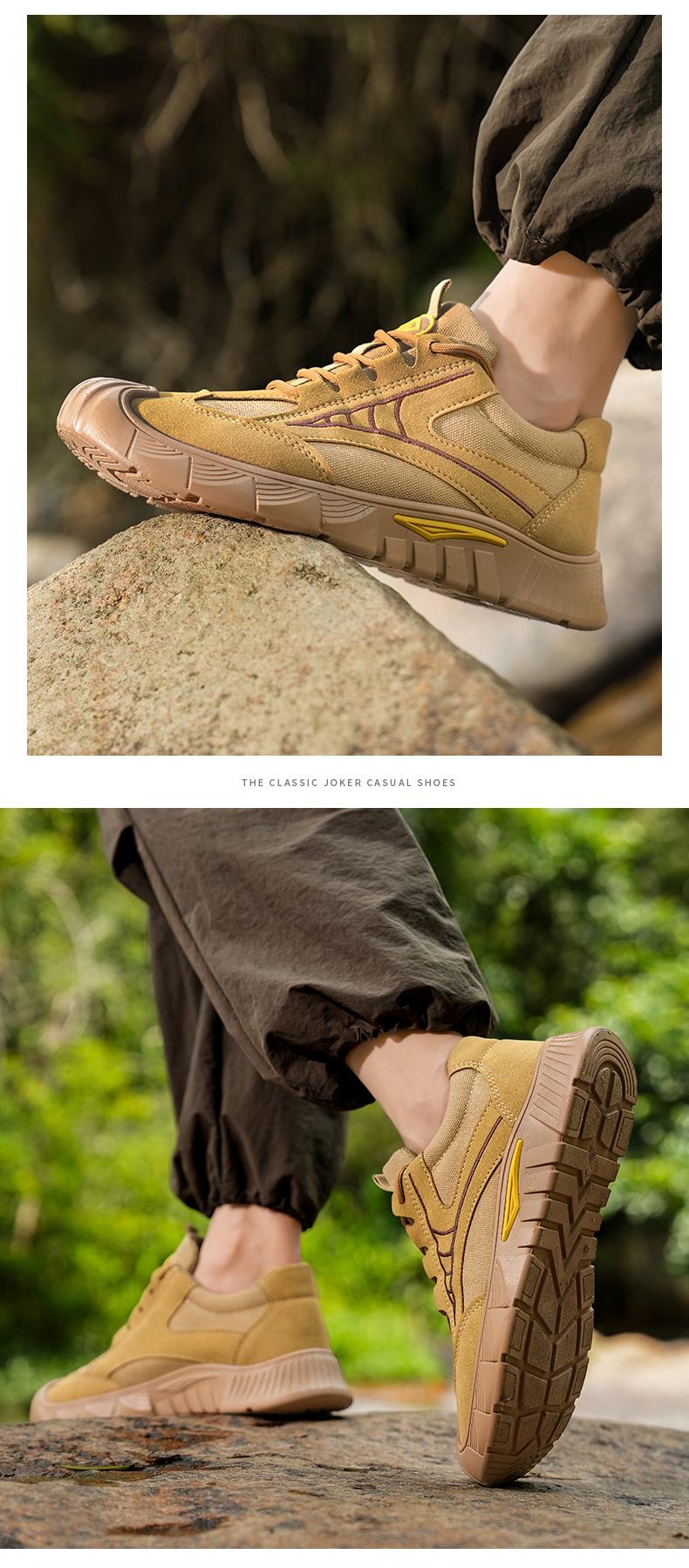 Product Introduction of 【Budget shoe store】รองเท้าผู้ชายกลางแจ้ง ทนต่อการสึกหรอ สไตล์ใหม่ คุณภาพสูง ฤดูใบไม้ร่วง มาใหม่ รองเท้าลำลองทรงเตี้ย เหมาะสำหรับรองเท้าทำงานกลางแจ้ง39-44 10