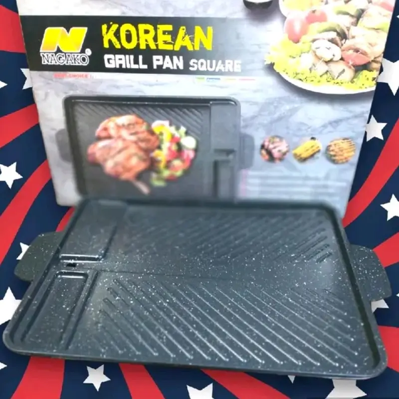 Grill Pan Korea (Nagako) / SSA Korean Grill / Pan Square Nagako / Panggangan Anti Lengket 3