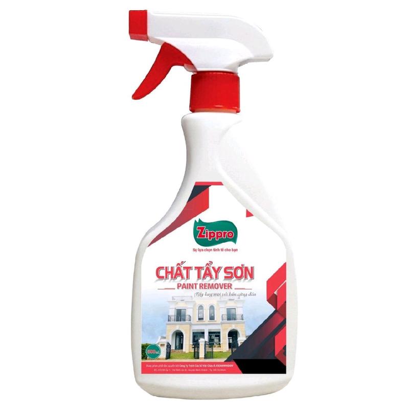 Dung Dịch Tẩy Sơn Nước, bã băng keo trên cửa nhôm kính, vải, nhựa... Làm Sạch 1 cách nhanh chóng