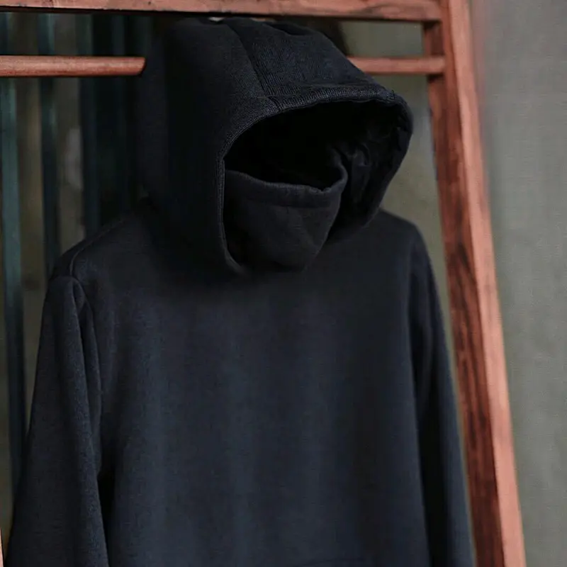 bigsize ( 80kg - 150kg)- Áo hoodie ninja che kín nửa mặt. 4