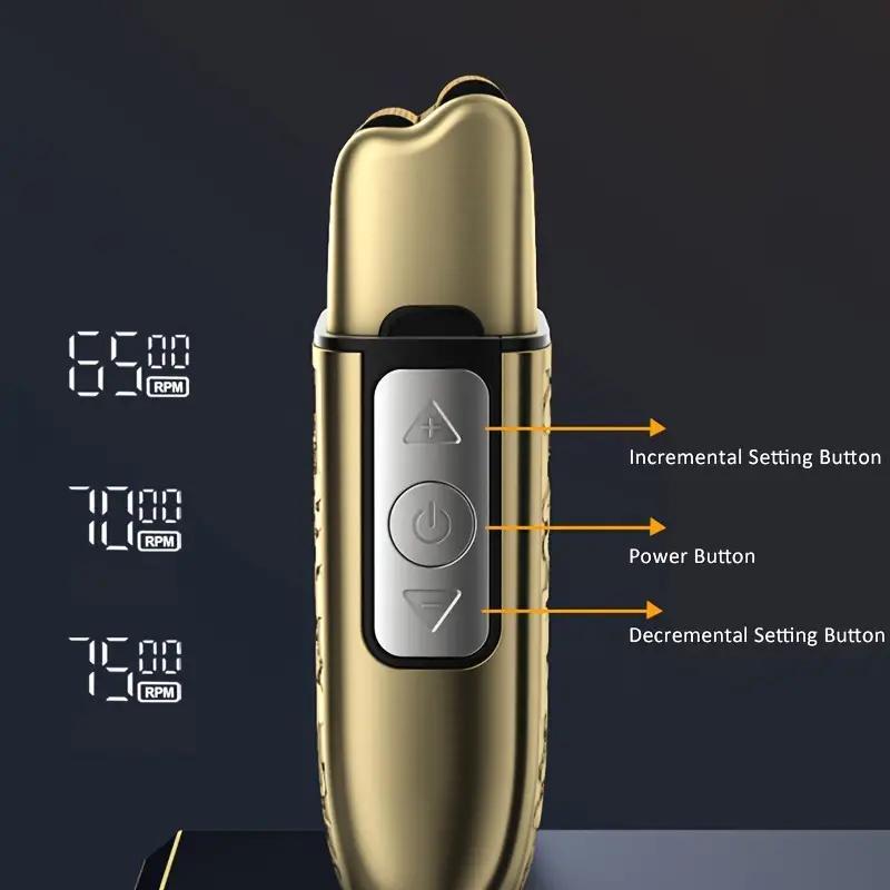 Product Introduction of USB Rechargeable Electric Shaver, 1 Box Men's Vintage Electric Shaver with Digital Display, Beard Trimmer for Men, Great for Travel, Outing, Daily Use, Christmas 5