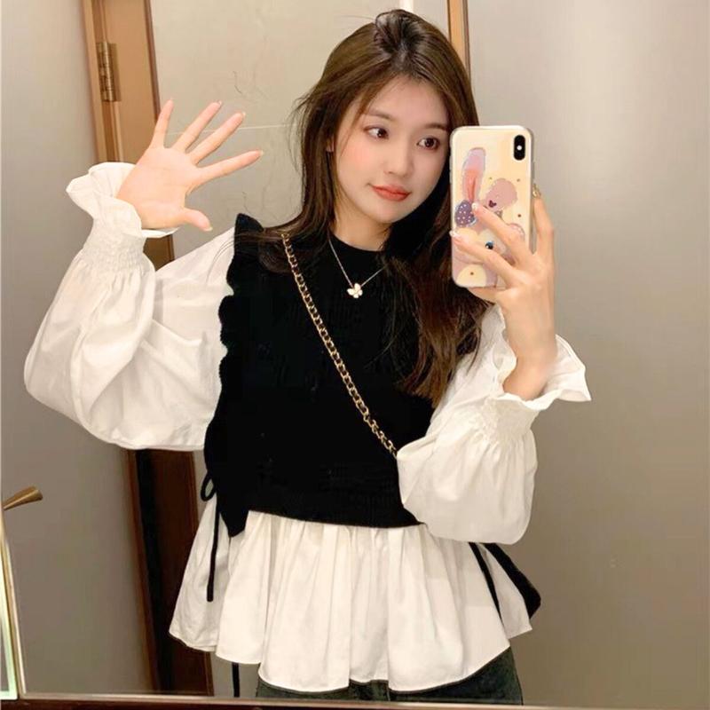 Áo kiểu thiết kế bigsize babydoll chất nỉ tăm phối vải xoa mềm tay phồng xòe tà thời trang phối được nhiều kiểu - SM40 áo babydoll cổ vuông