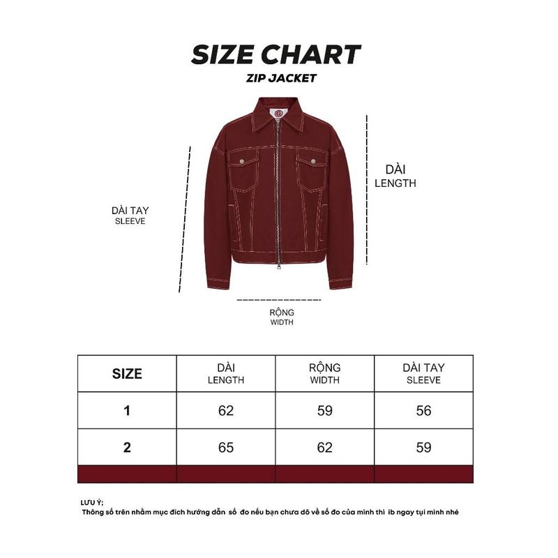 GOUNI KAKI DENIM DOUBLE ZIP JACKET VER 2 / WINE RED 6