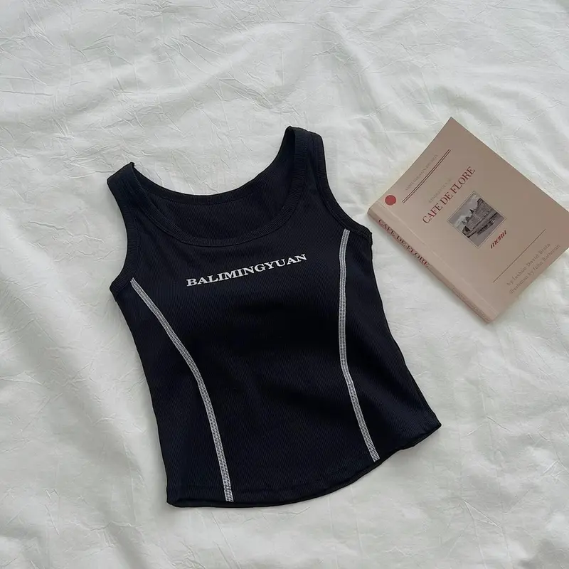 Jlookco_ J108 Tanktop Korean Style Inner Top Vertical Line Free size Tank Top Elastis Premium Tank top 2