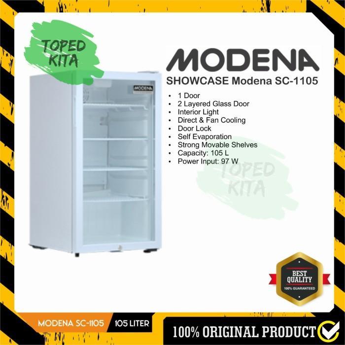 Showcase Modena SC-1105 | Kulkas display kaca SC1105 portable mini ...