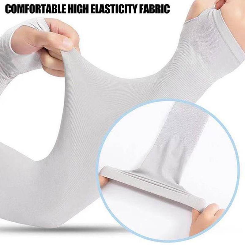 Unisex Summer Arm Sleeves Sun UV Protection Breathable Cooling Arm Covers For Outdoor Cycling Running Mountaineering Arm Protection 7