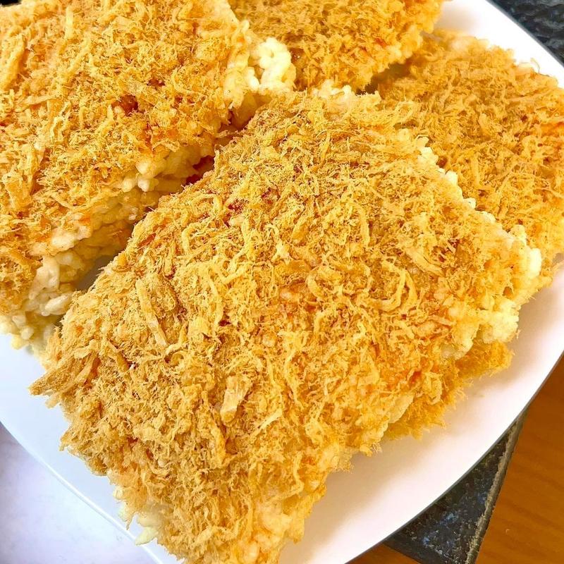 Cơm cháy chà bông nấm chay Snack Food 1