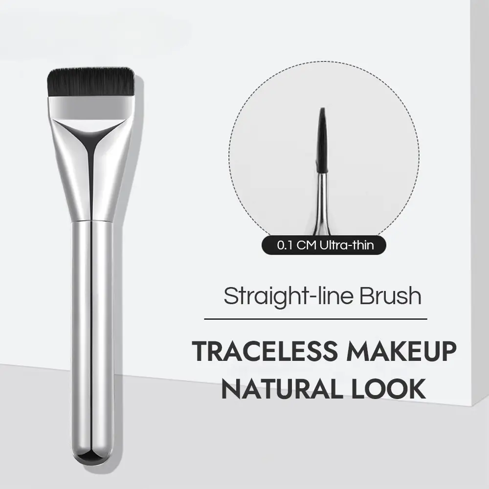 Flat-head Foundation Brush, Ultra-thin Brush Head, Traceless Foundation Makeup