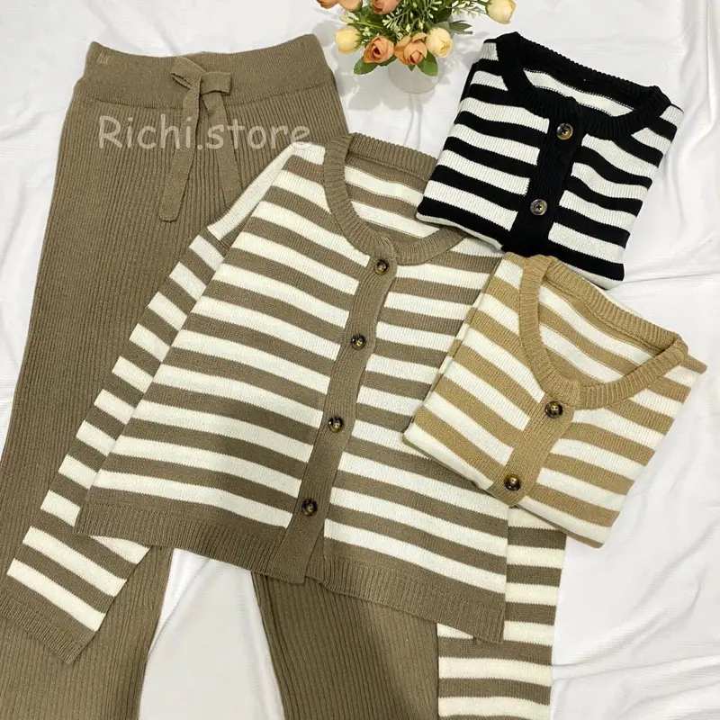 ONE SET ALEA CROP CARDY TERBARU Baju 1
