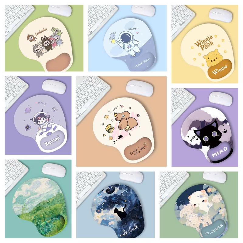 Lót chuột có đệm tay chống mỏi chất liệu silicon siêu mềm được chọn mẫu - Hàng nhập khẩu