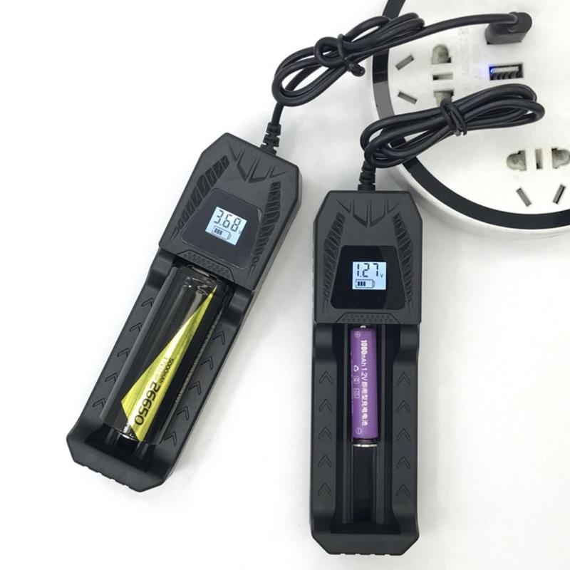 Product Introduction of Bộ sạc pin 18650, Cầm Tay, 1 / 2 khe cắm, Sạc nhanh, Đế sạc pin LCD thông minh, USB, Bộ sạc pin Lithium Thông Dụng 20