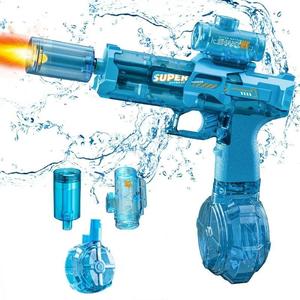 Electric Water Spray Toy, Automatic Water Gun with LED Light, Outdoor Swimming Pool Beach Party Toy, Watergun, Summer Outdoor Toy, Kids Toys