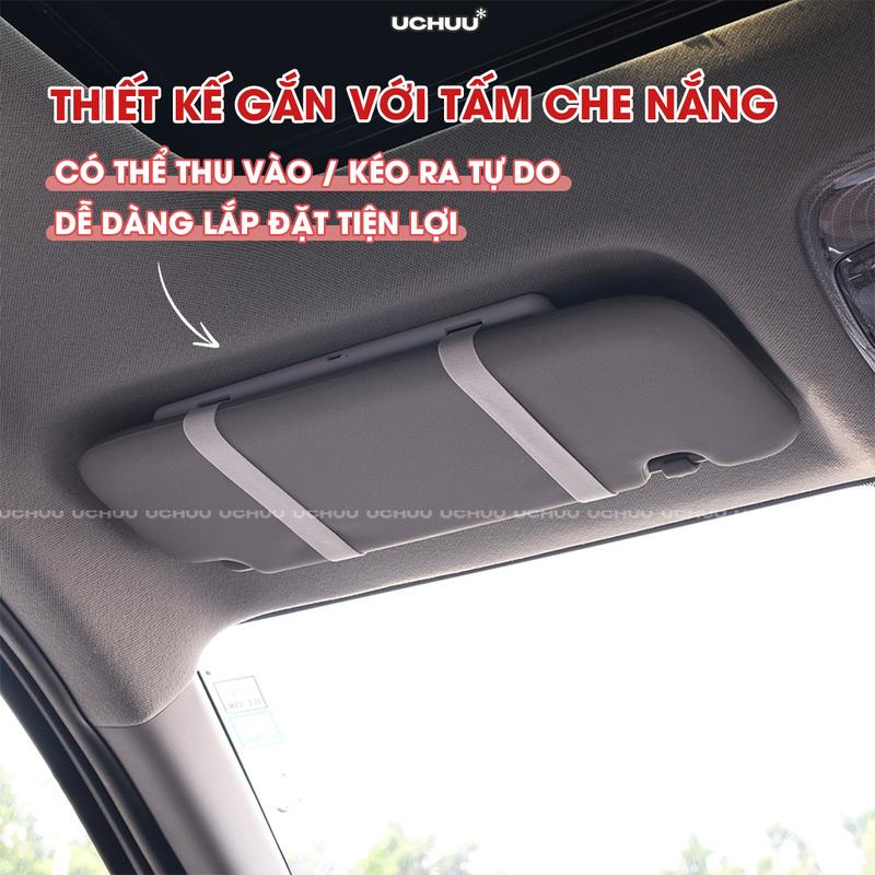 Product Introduction of Gương Trang Điểm LED Treo Ô Tô UCHUU Gương Có Đèn Gắn Che Nắng Xe Hơi Cảm Ứng Điều Chỉnh Độ Sáng 6