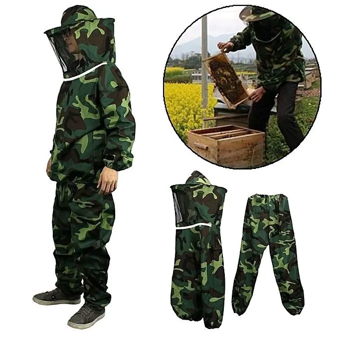 Mô tả: Giữ PHÙ HỢP: Bộ đồ bắt ong làm bằng polyester chất lượng cao, thoáng khí, thoải mái, bền. Bảo VỆ ĐẦY ĐỦ: Cổ tay co giãn, mắt cá chân đàn hồi được thiết kế để mặc và tháo quần áo bảo hộ của ong thuận tiện hơn và tránh cho ong bay vào. Practical WORK