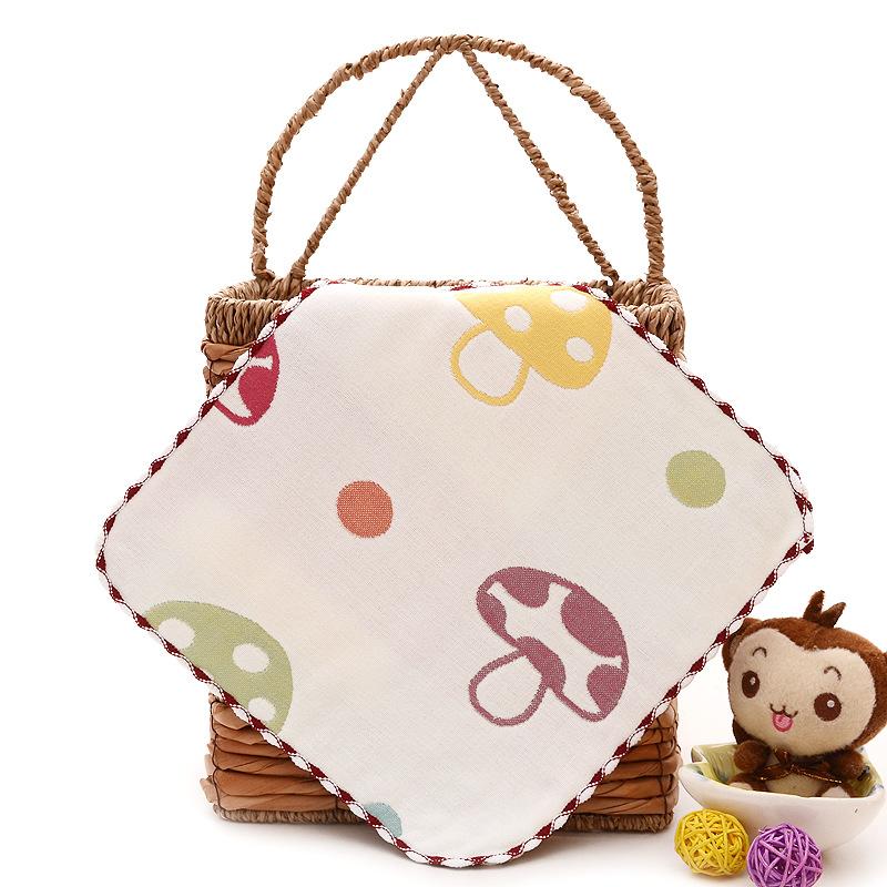 Product Introduction of Combo 5 khăn mặt trẻ em 6 lớp 100% Cotton 25x25 cm Gia Dụng Thông Minh khăn xô trẻ sơ sinh bông 100% thấm hút nước tốt mềm mại thân thiện với da mau khô kháng khuẩn không tẩy trắng màu sắc hình ngẫu nhiên 9