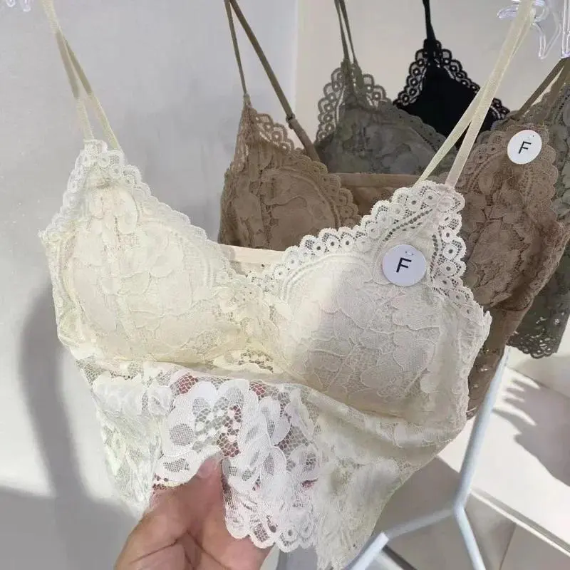 Áo Ngực Áo Ngực Ren Hoa, Thời Trang Nữ, Áo Nữ, Bán Chạy, Áo Ống Dây Ren Nữ Đồ Lót Mới Women Bra