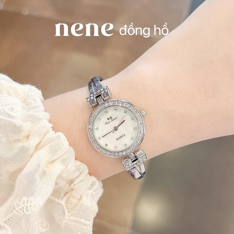 (tặng vòng) đồng hồ BS dây xoắn thời trang Watch Đeo Tay