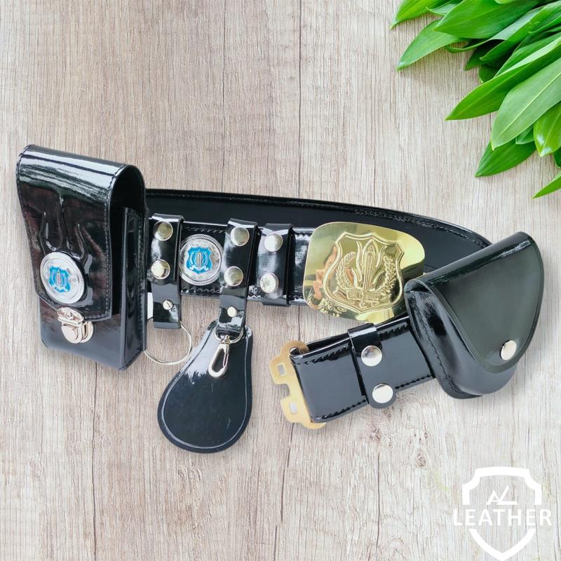 Product Introduction of SABUK SATPAM KOPEL SECURITY TERBARU FULL SET PAKAI DOMPET HP LOGO SECURITY (SATPAM) KULIT SINTETIS 10