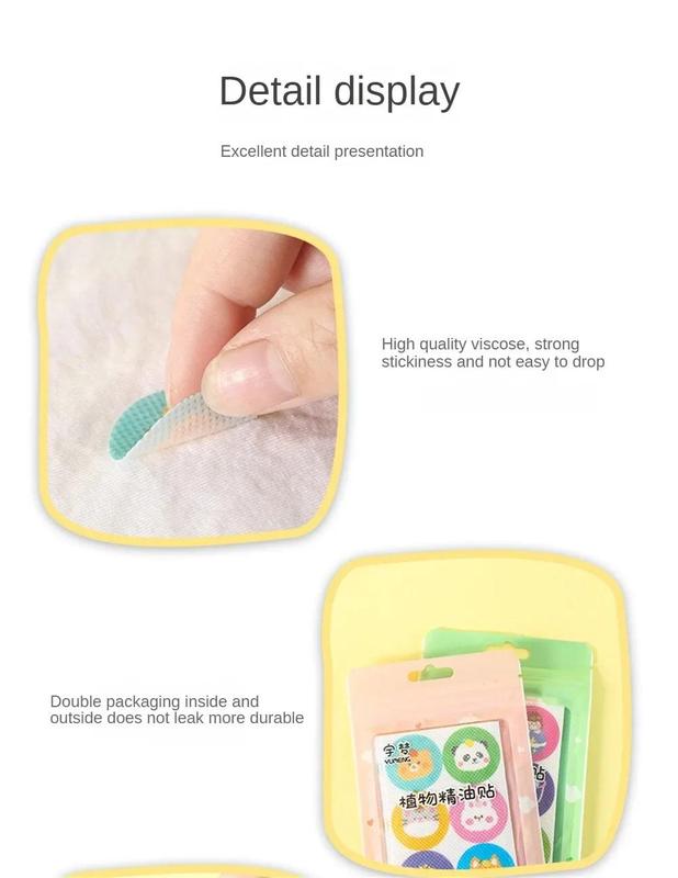 Product Introduction of Cartoon plant Essential oil Sticker for Baby Children Adult outdoor protection 15