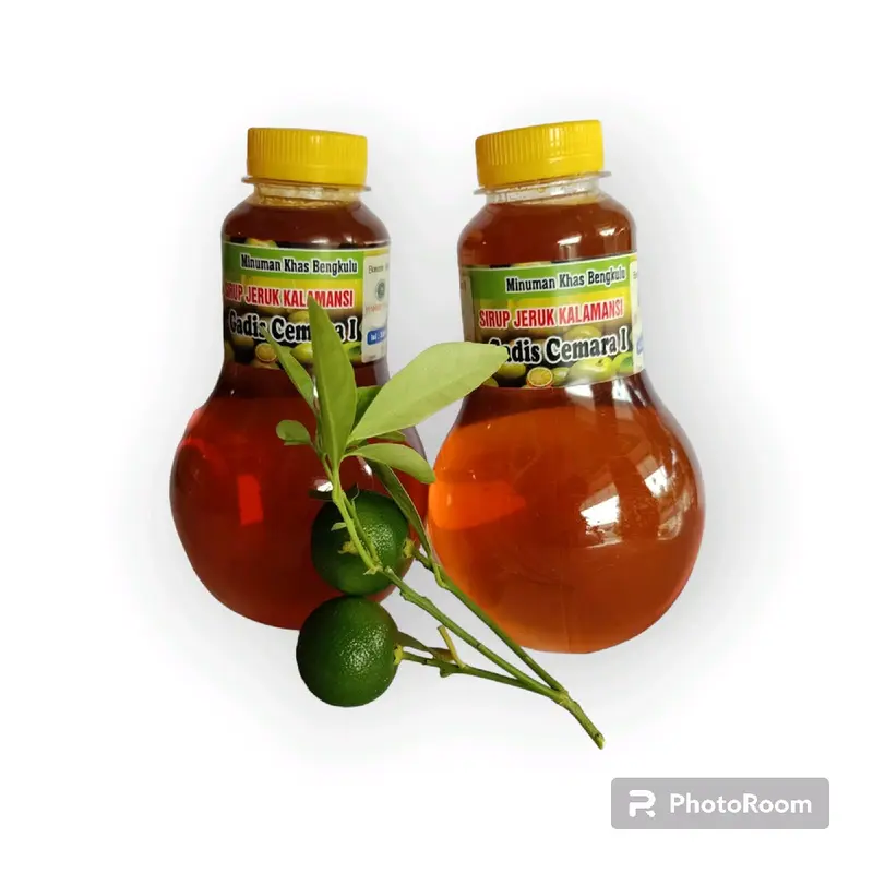 Sirup jeruk kalamansi 330 ml/ Gadis cemara / oleh oleh khas bengkulu 3
