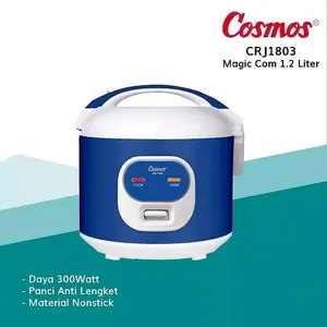 Rice cooker cosmos crj 1803 Biru 1,2L 3in1 memasak mengukus menghangatkan 300 W