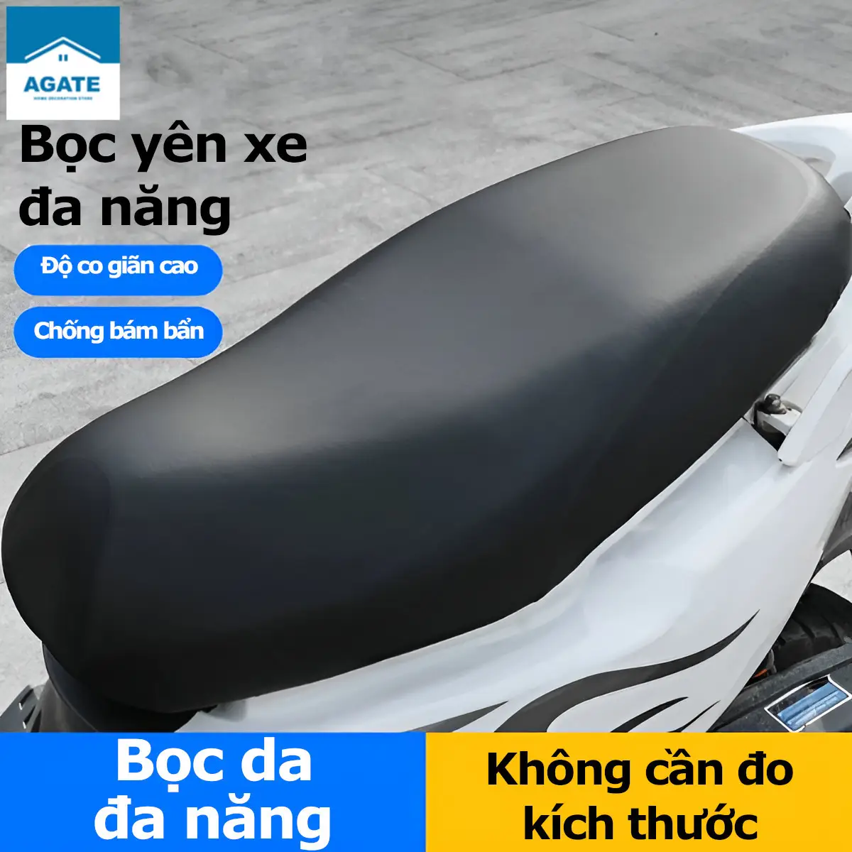Bọc ghế xe máy，Vỏ bọc yên xe máy chống thấm nước,Thấm Nước Giữ Ấm,chống thấm và chống trầy xước