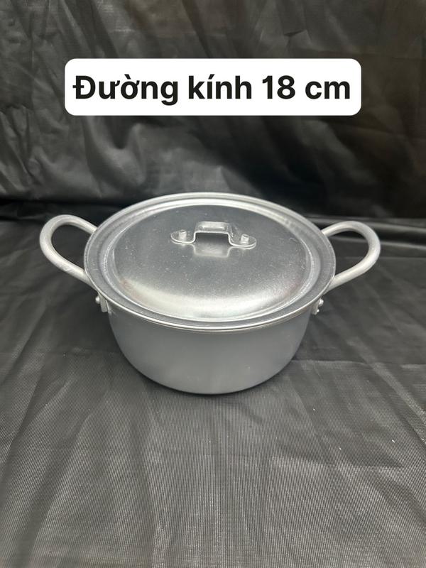 SIÊU RẺ-BỘ NỒI 5 MÓN - NHÔM NGUYÊN CHẤT -KHÔNG HAN GỈ 1