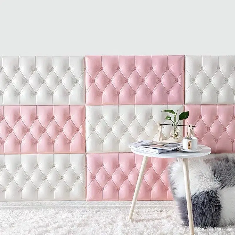 Thảm Xốp Dán Tường 3D Mềm Mại Chống Va Đập An Toàn Cho Bé Kích Thước 30x60cm Đồ Chơi 8