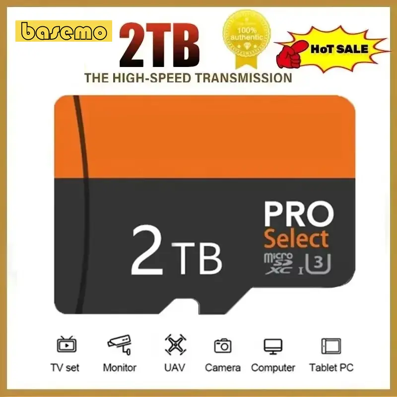 Thẻ nhớ Micro SD, Chính hãng, Loại Class 10, Dung lượng 2TB, 1TB, 512GB, 256GB, 128GB, Thẻ Flash Micro SD TF, Có 32, 64, 128 GB, Thích hợp cho điện thoại và máy ảnh, MicroSD